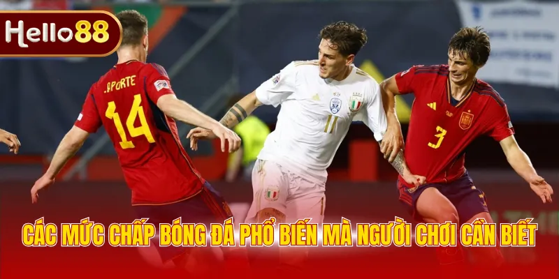 Các mức chấp bóng đá phổ biến mà người chơi cần biết 